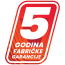 5 godina fabričke garancije