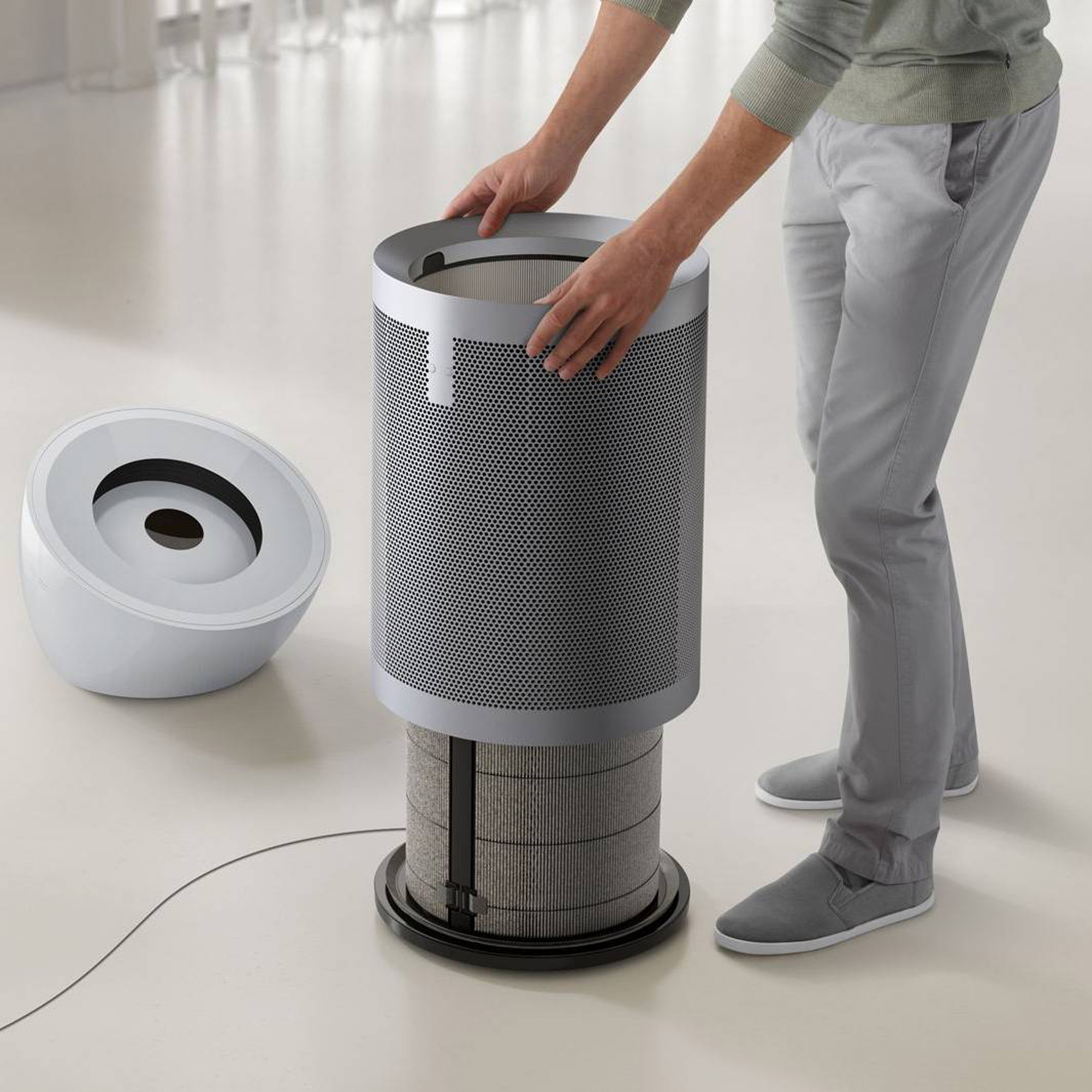 Pročišćivač Dyson Big + Quiet Formaldehyde BP02 White/Satin silver