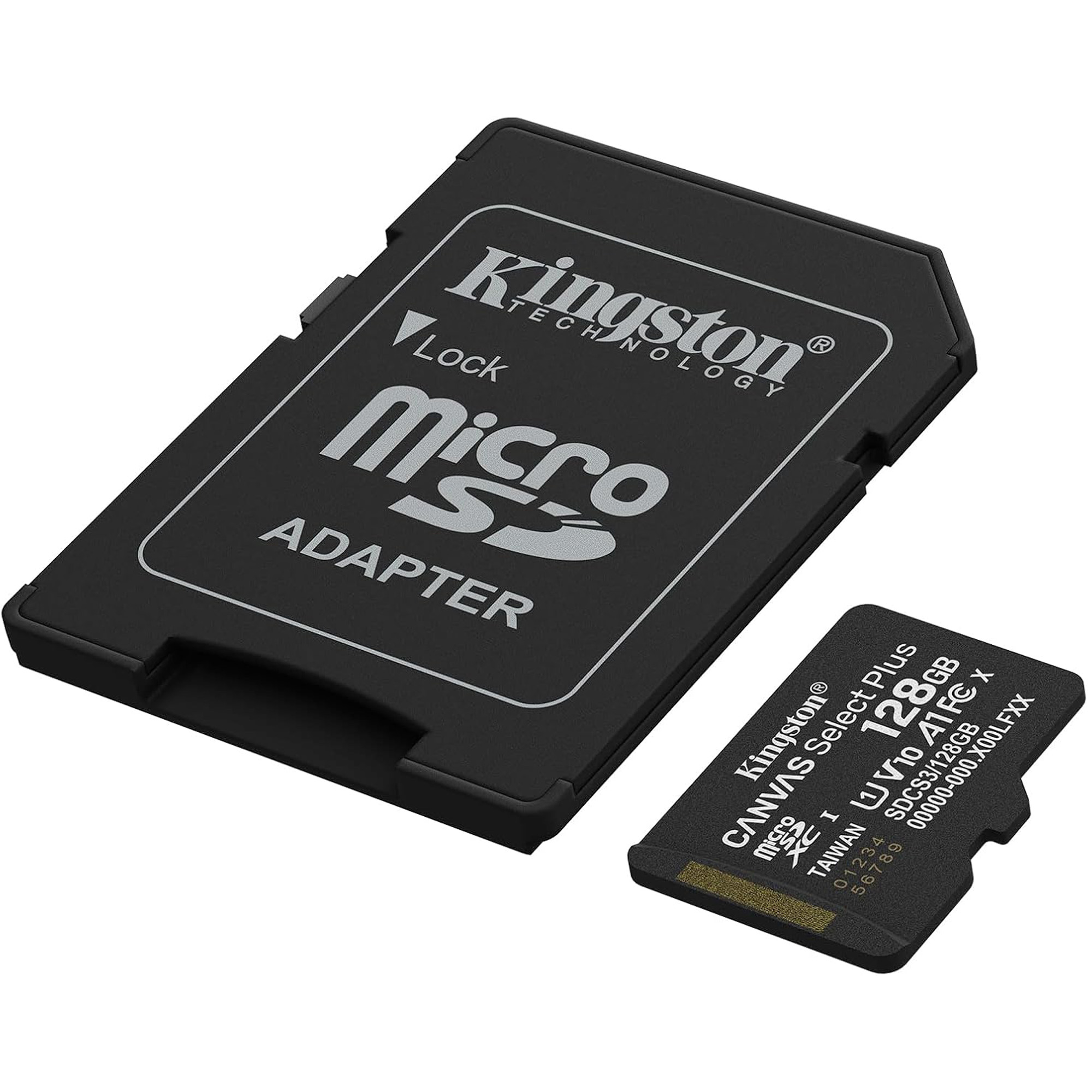 Memory Card Reader Kingston 128GB Canvas Select Plus microSD
