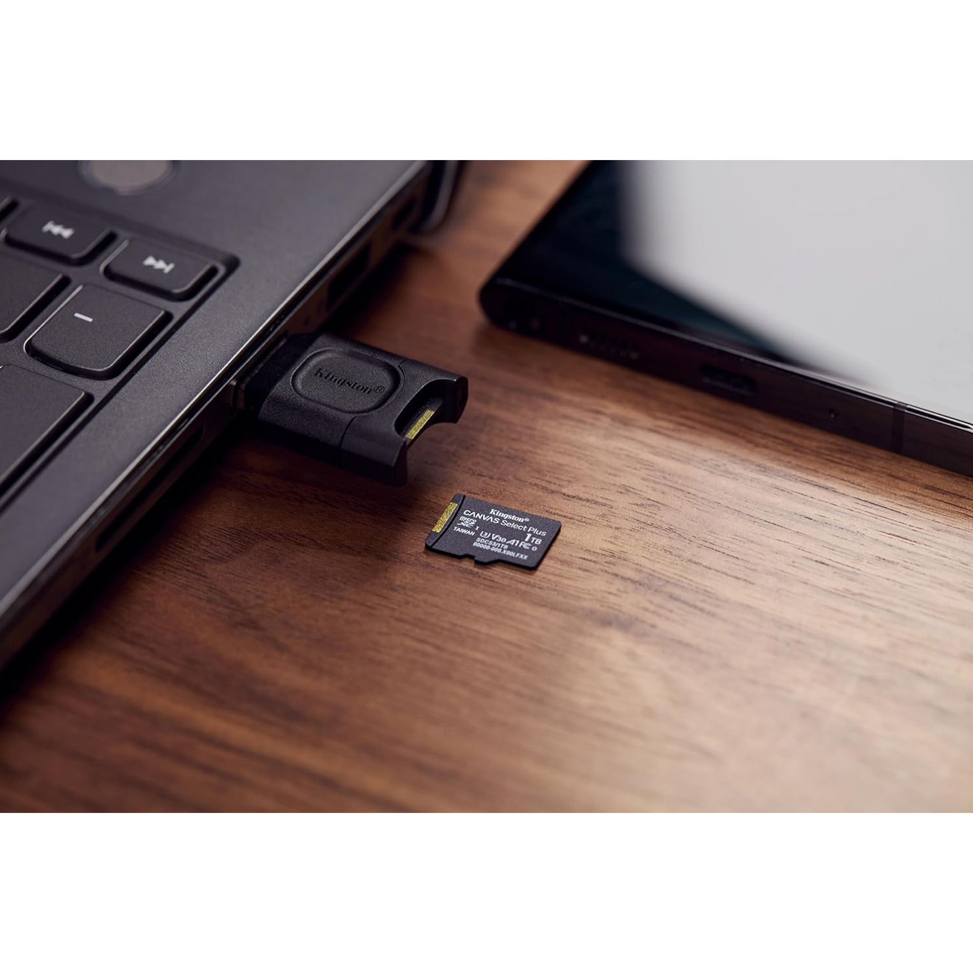Memory Card Reader Kingston 128GB Canvas Select Plus microSD