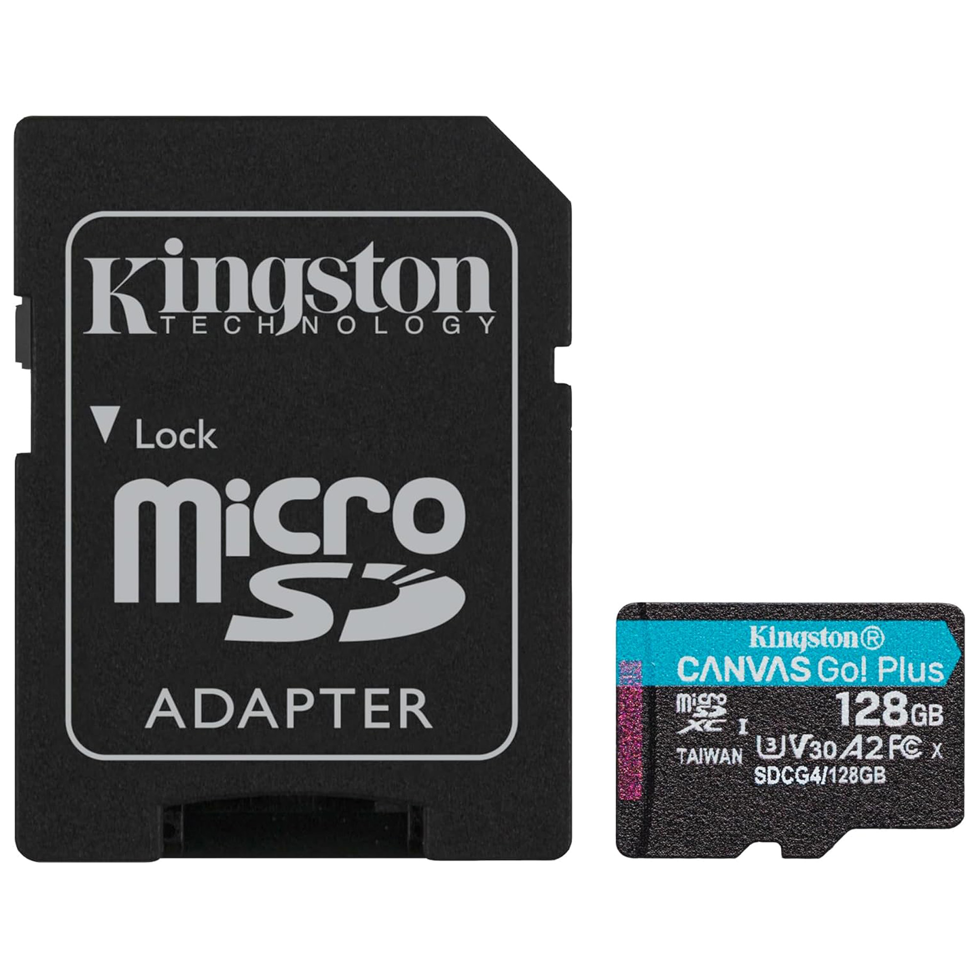 Memory Card Reader Kingston 128GB Canvas GO! Plus microSD