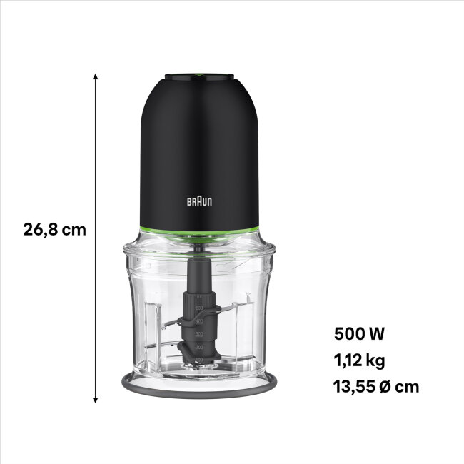 Mini sjeckalica Braun CH3011BK MultiPractic 3