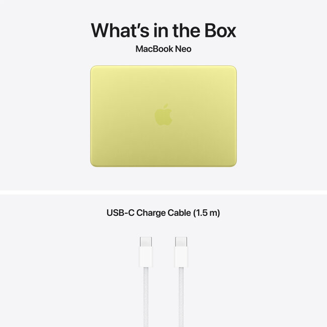 Notebook Apple MacBook NEO 13" CITRUS /A18 Pro/6C CPU/5C GPU/8GB/256GB-CRO - mhfd4cr/a