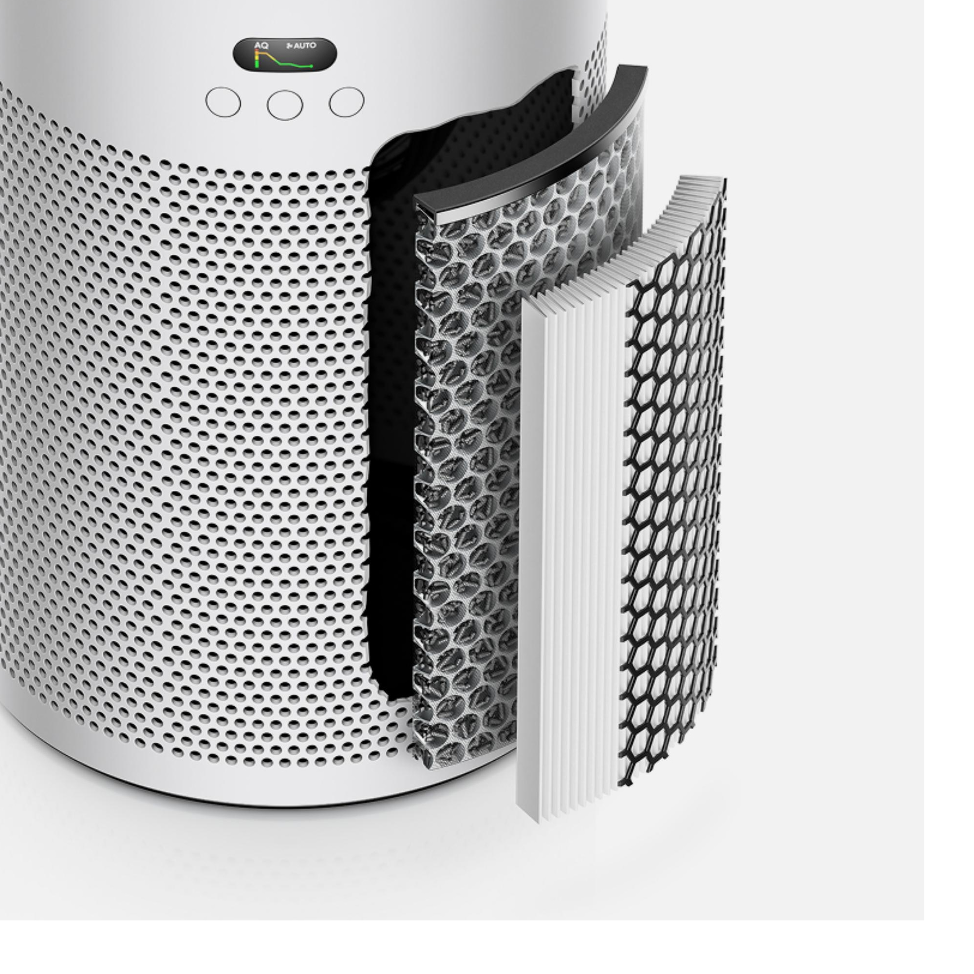 Pročišćivač Dyson HushJet Compact HJ10 White/Silver