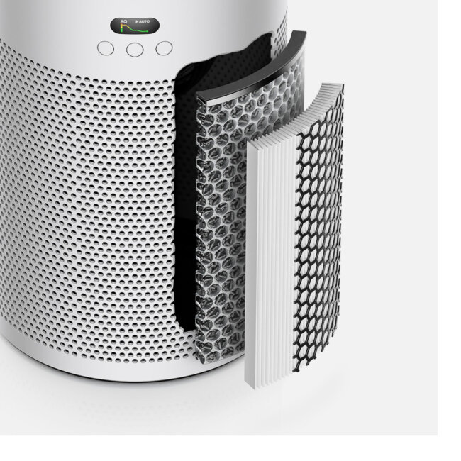 Pročišćivač Dyson HushJet Compact HJ10 White/Silver