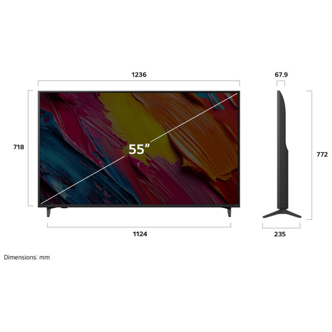 QNED TV LG 55QNED70A6A