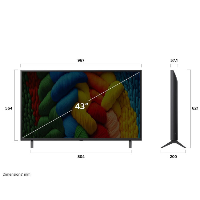 QNED TV LG 43QNED80A3A