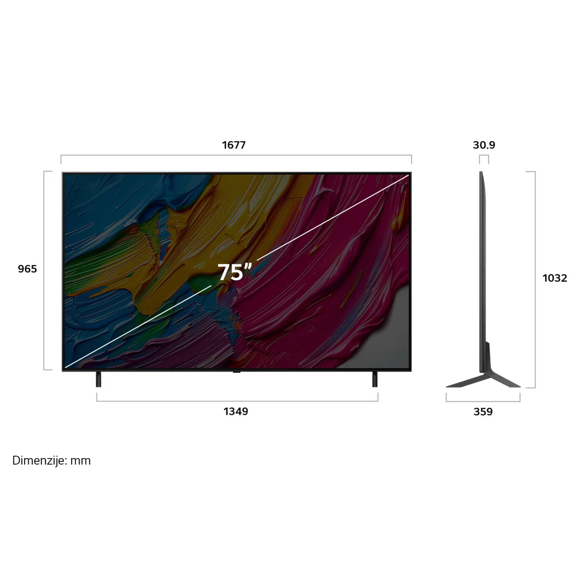 QNED TV LG 75QNED80A3A