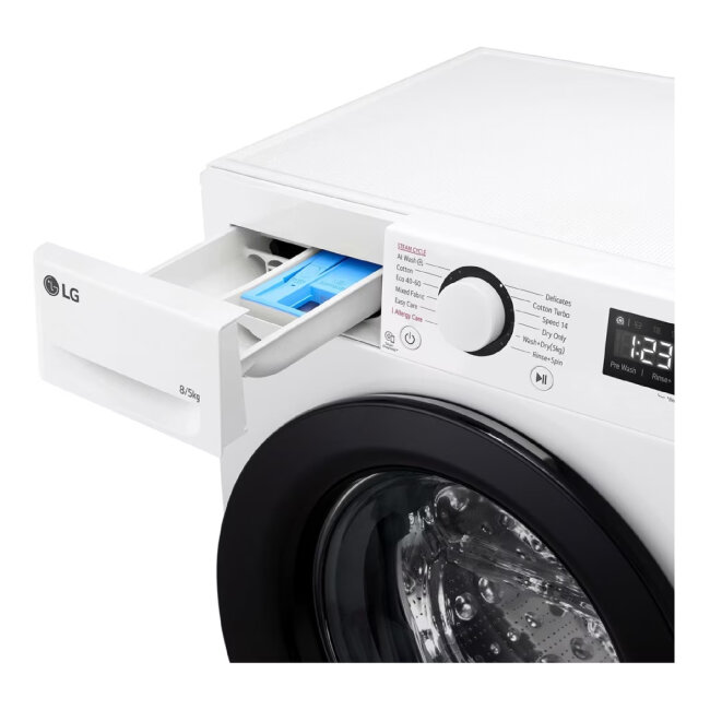 Veš mašina + sušilica LG F2DR508SBW