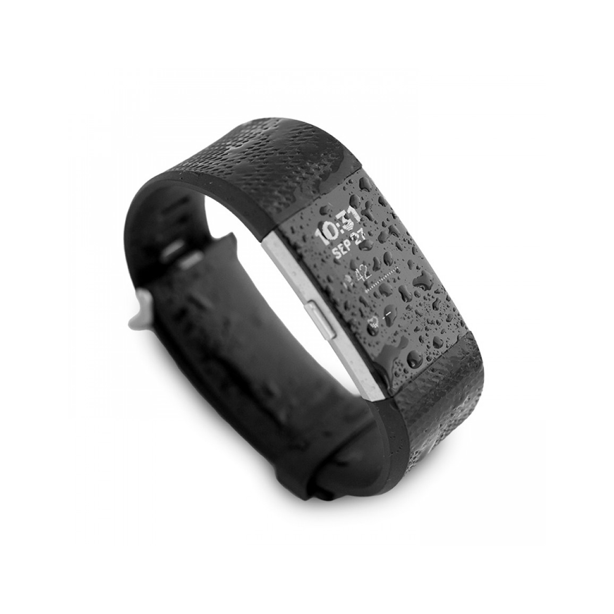 Fitbit Charge 2 FB407SBKL-EU Black Silver L