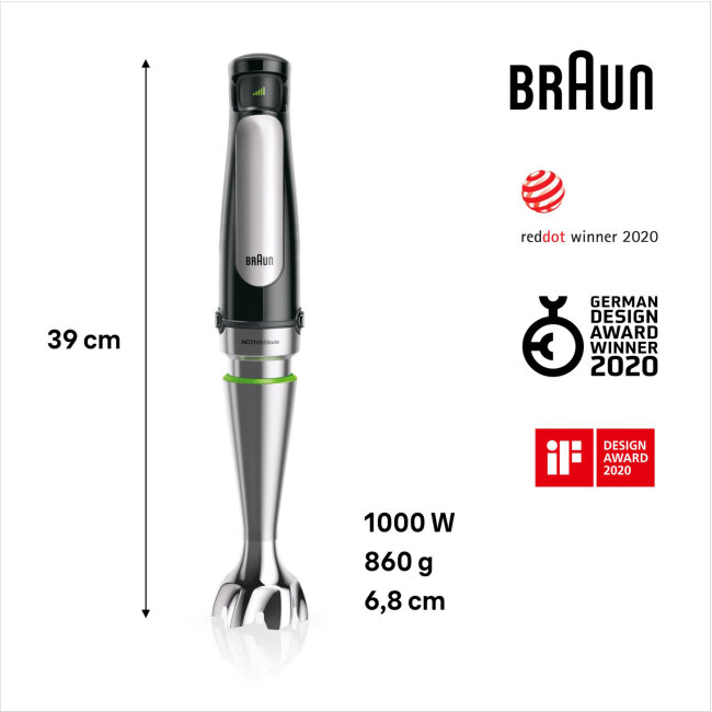 Štapni mikser Braun MQ7000X 1000W Smart Speed