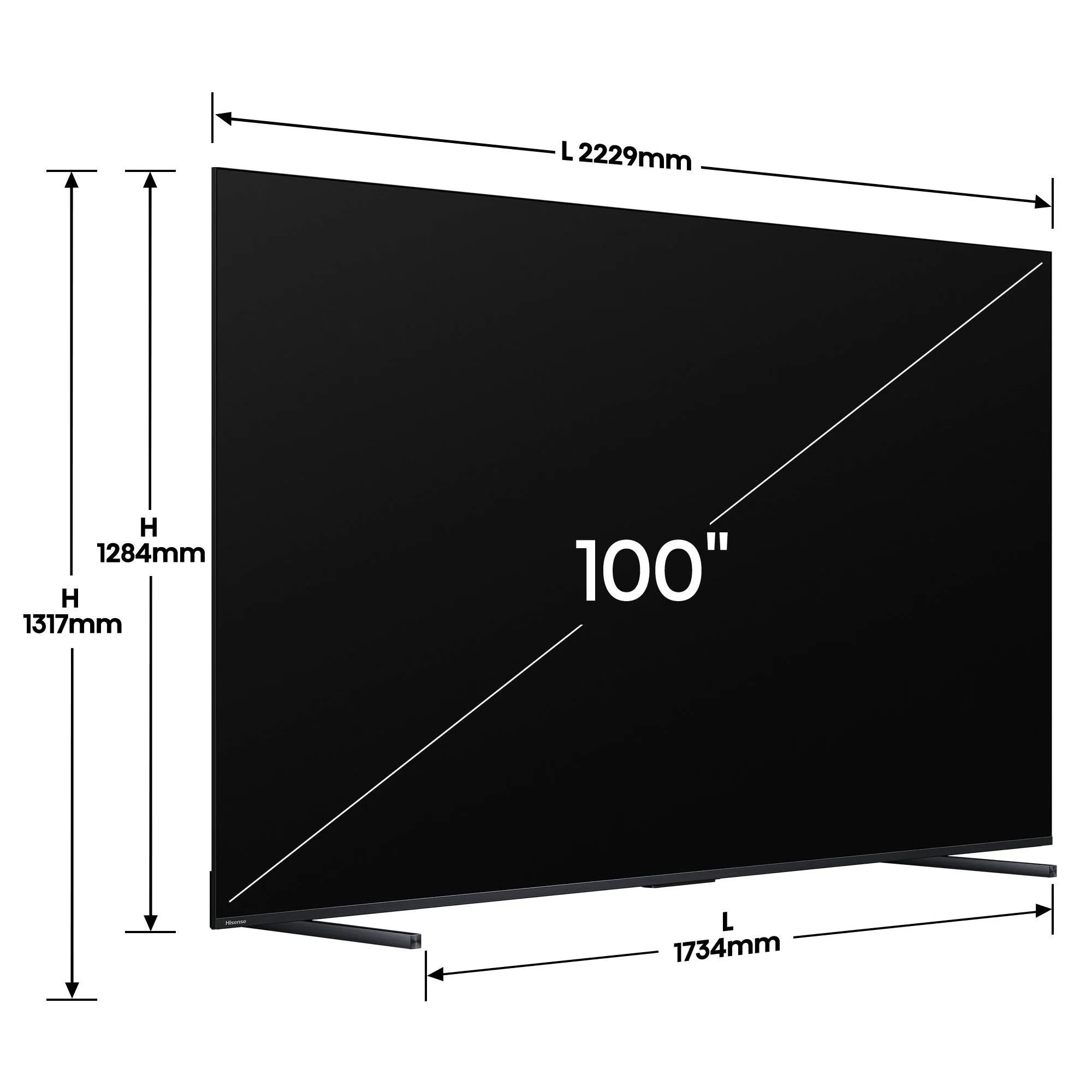 LED TV Hisense 100E7Q PRO