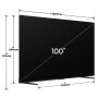 LED TV Hisense 100E7Q PRO