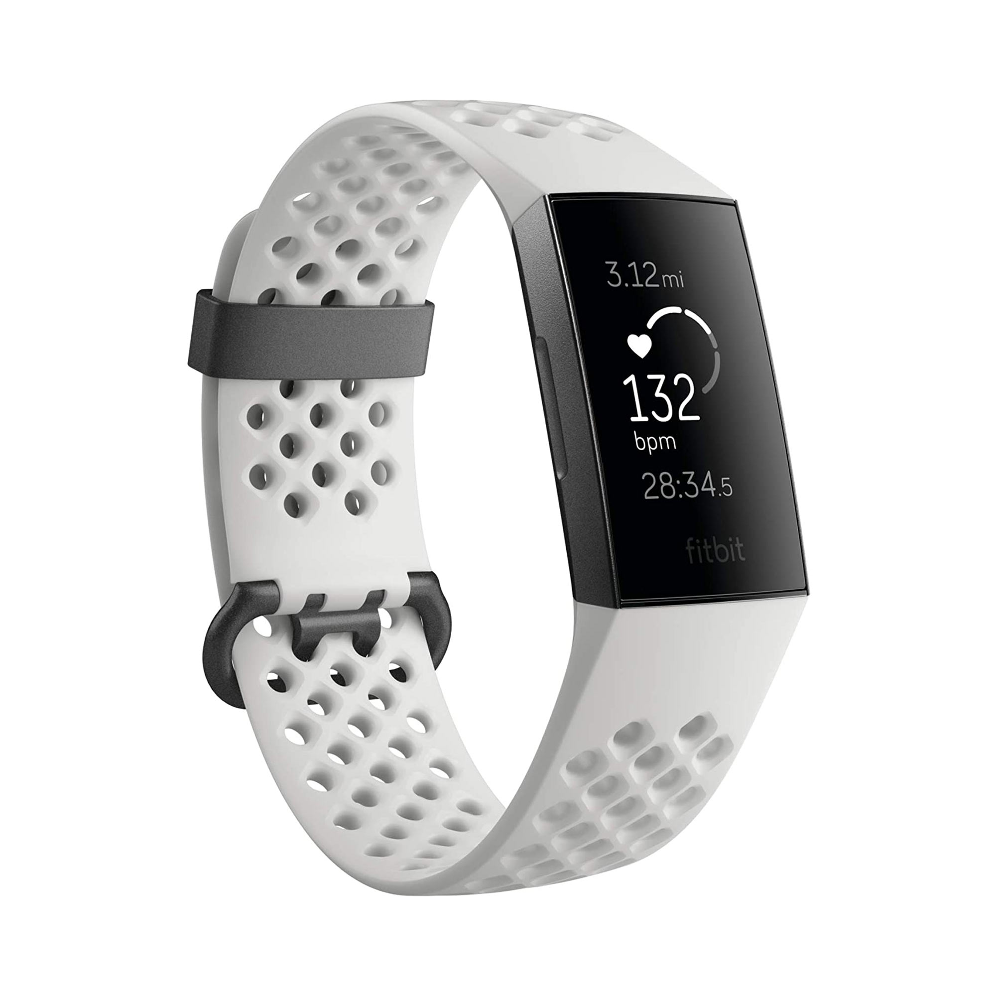 Fitbit Charge 3 FB410GMWT SE Graphite/White Silicone