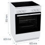 Štednjak Gorenje GEC6A11WG