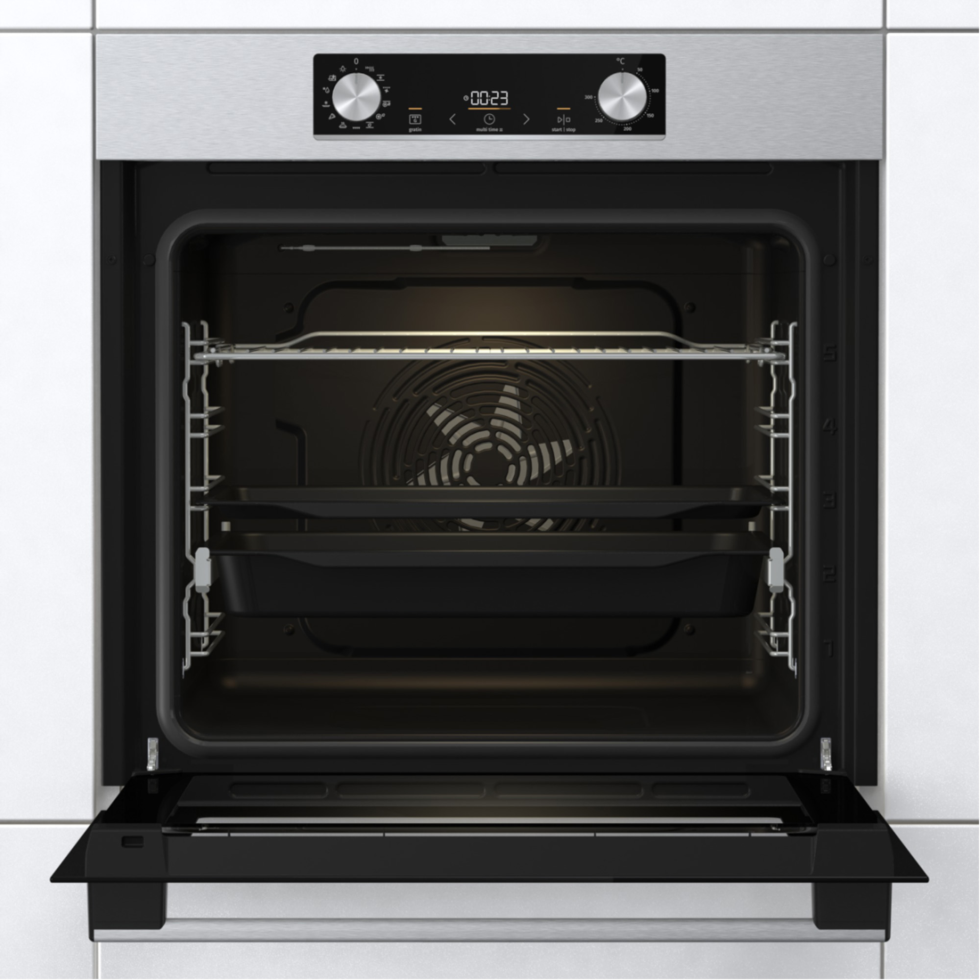 STEEL STEAM SET Gorenje BOS6737E06X + ECT43X
