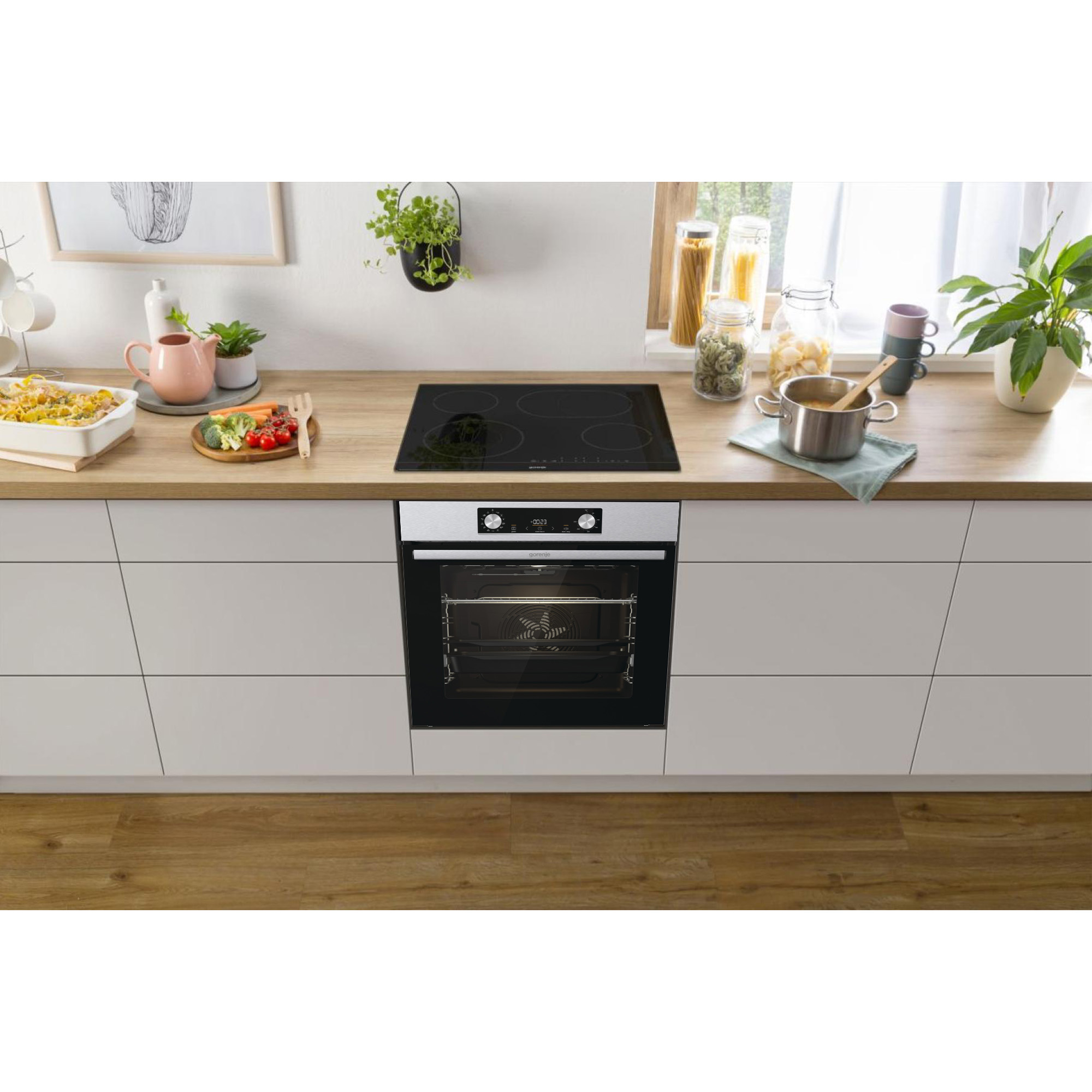 STEEL STEAM SET Gorenje BOS6737E06X + ECT43X