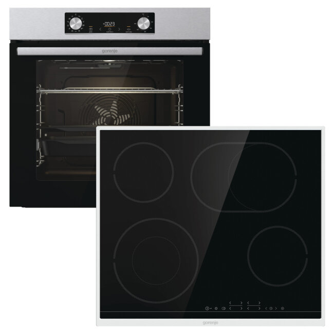 STEEL STEAM SET Gorenje BOS6737E06X + ECT43X
