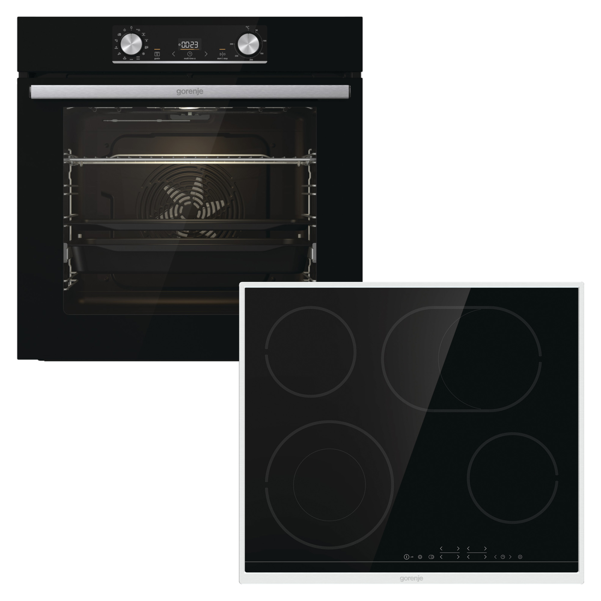 BLACK STEAM SET Gorenje BOSX6737E06BG + ECT43X