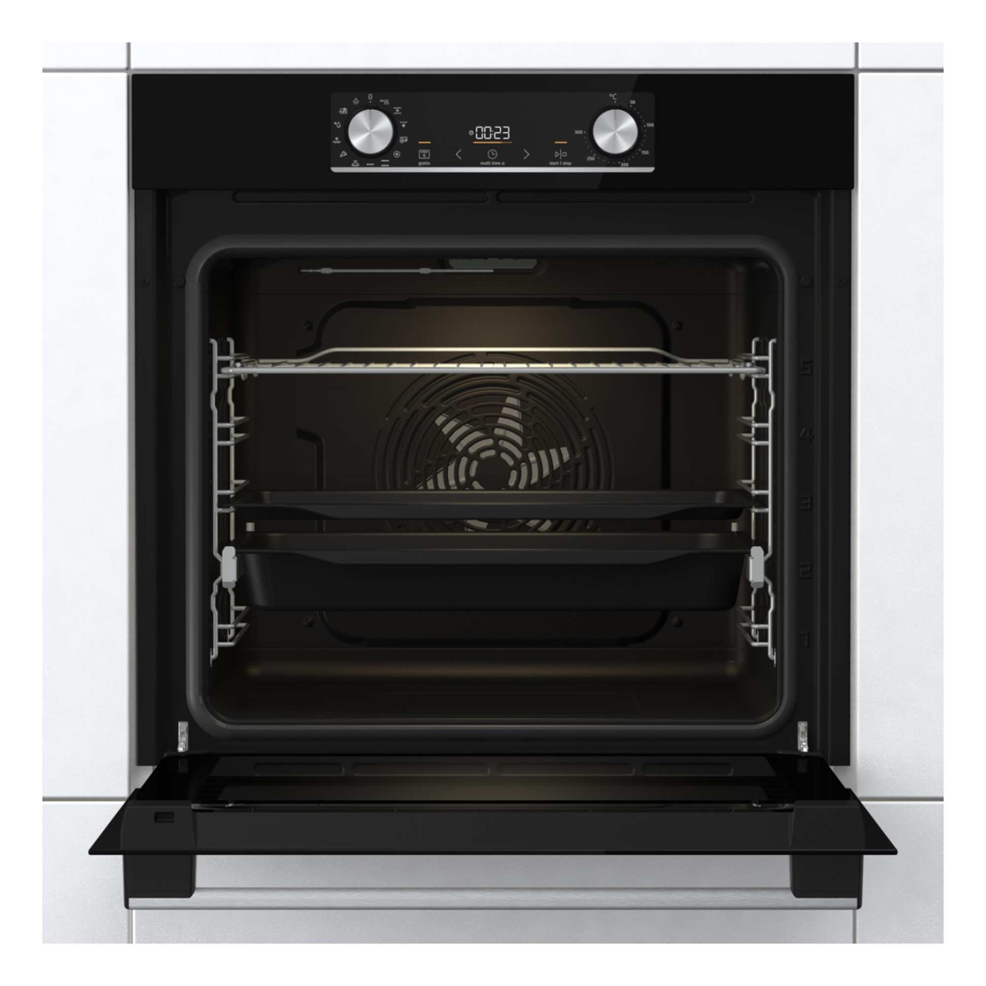 BLACK STEAM SET Gorenje BOSX6737E06BG + ECT43X