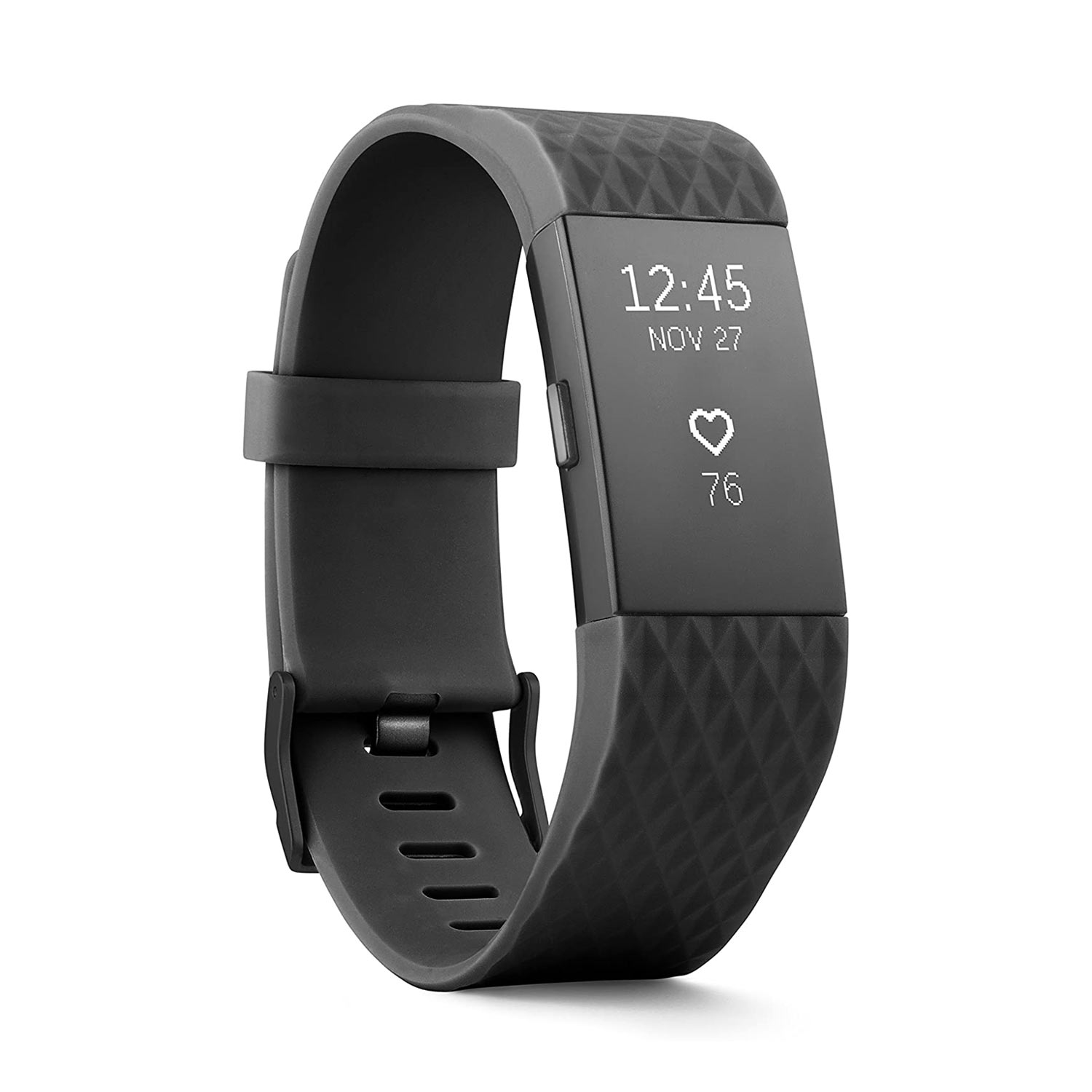 Tracker Fitbit Charge 2 FB407GMBKL SE Gunmetal L