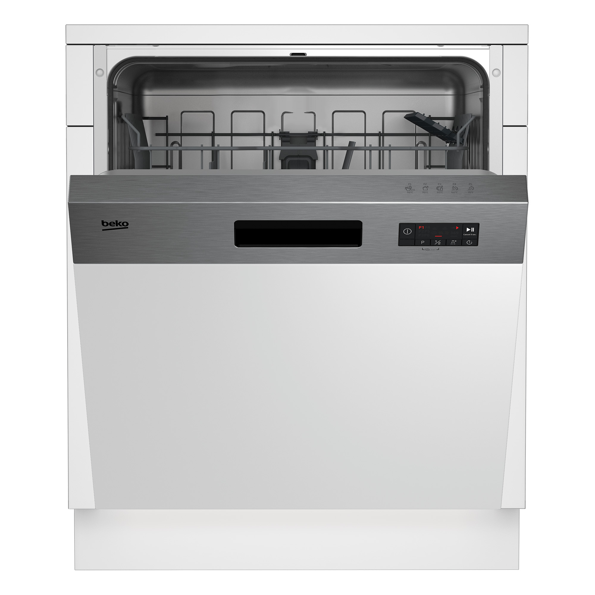 Polu-ugradbena mašina za suđe Beko BDSN 153E3 X