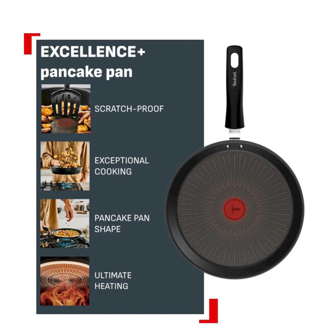 Tava za palačinke Tefal Excellence+ G3303802 25cm