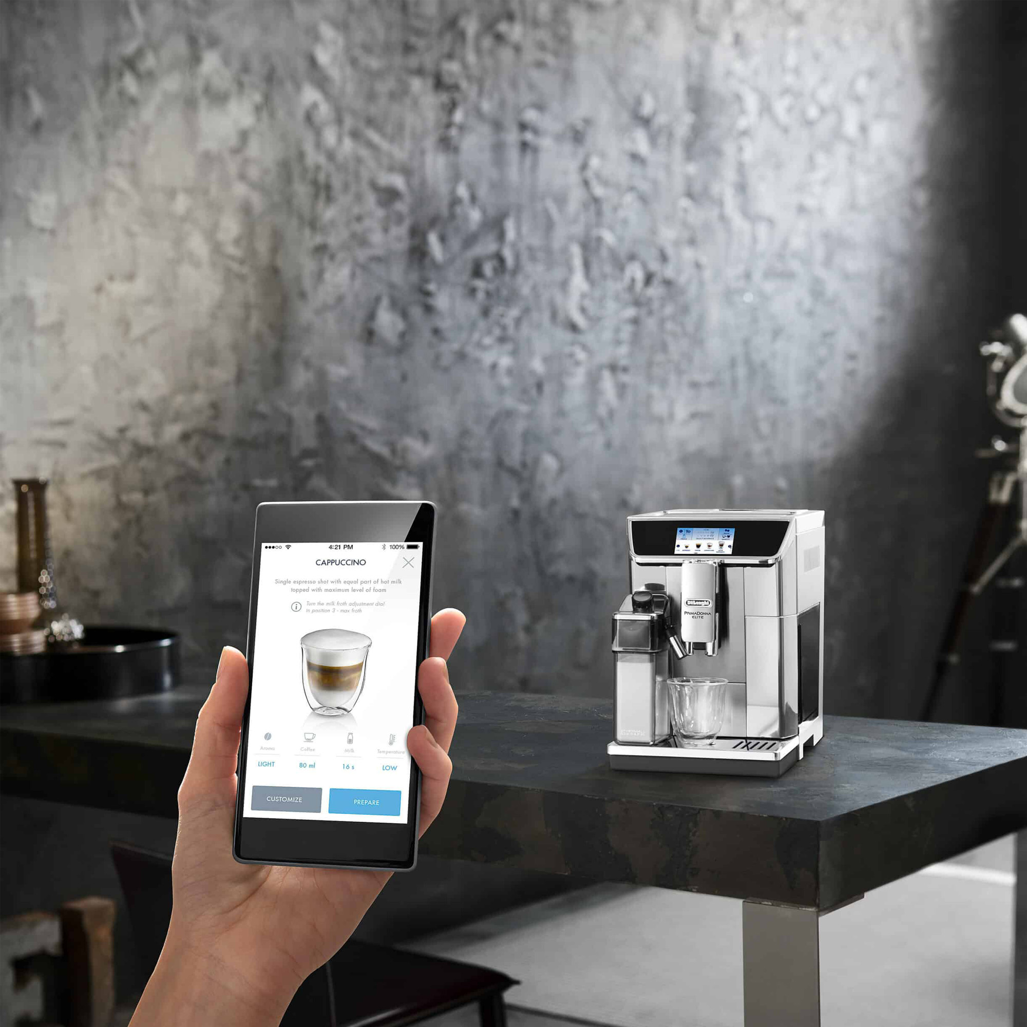 Potpuno automatski aparat za kafu DeLonghi PrimaDonna Elite ECAM650.85.MS
