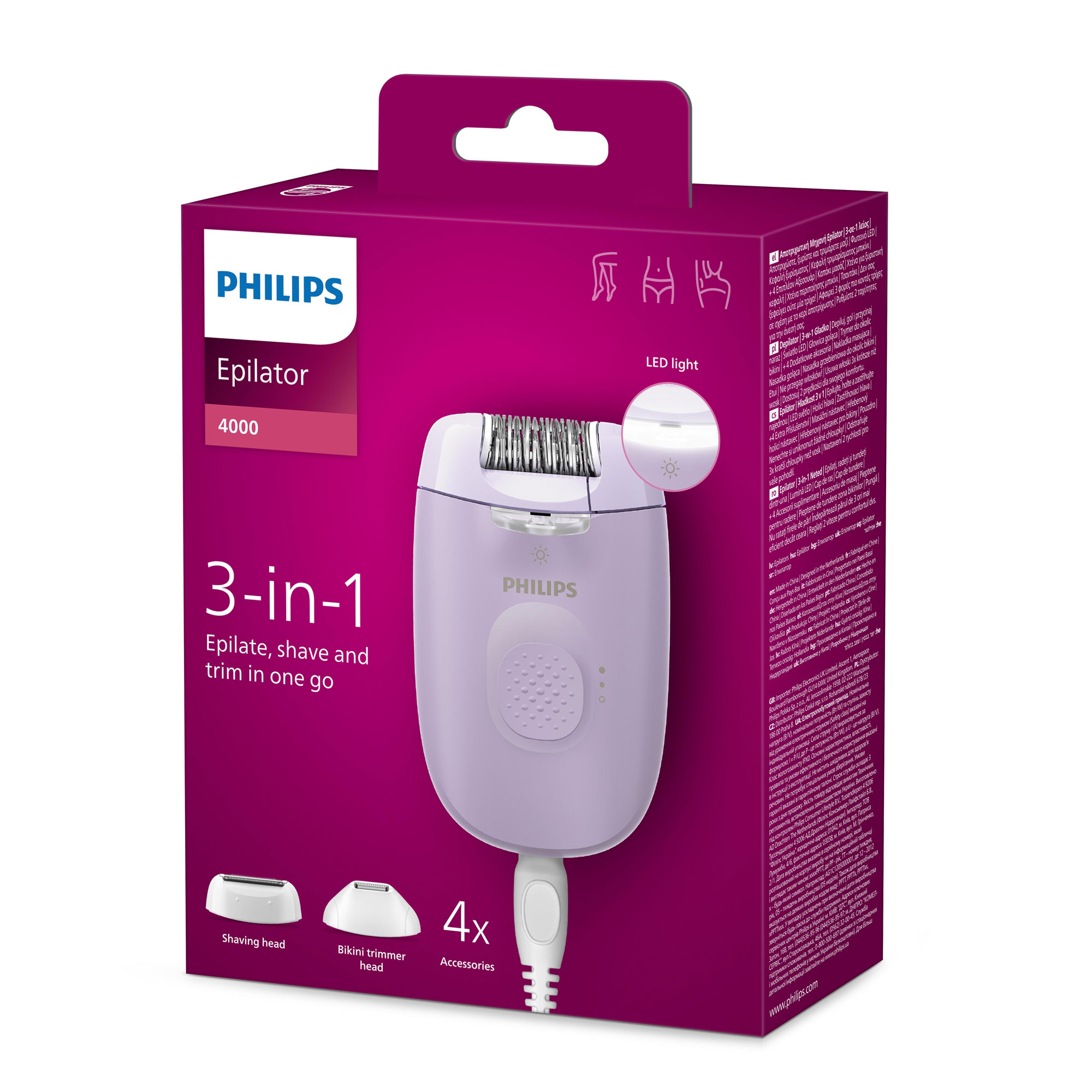 Epilator Philips BRE257/00
