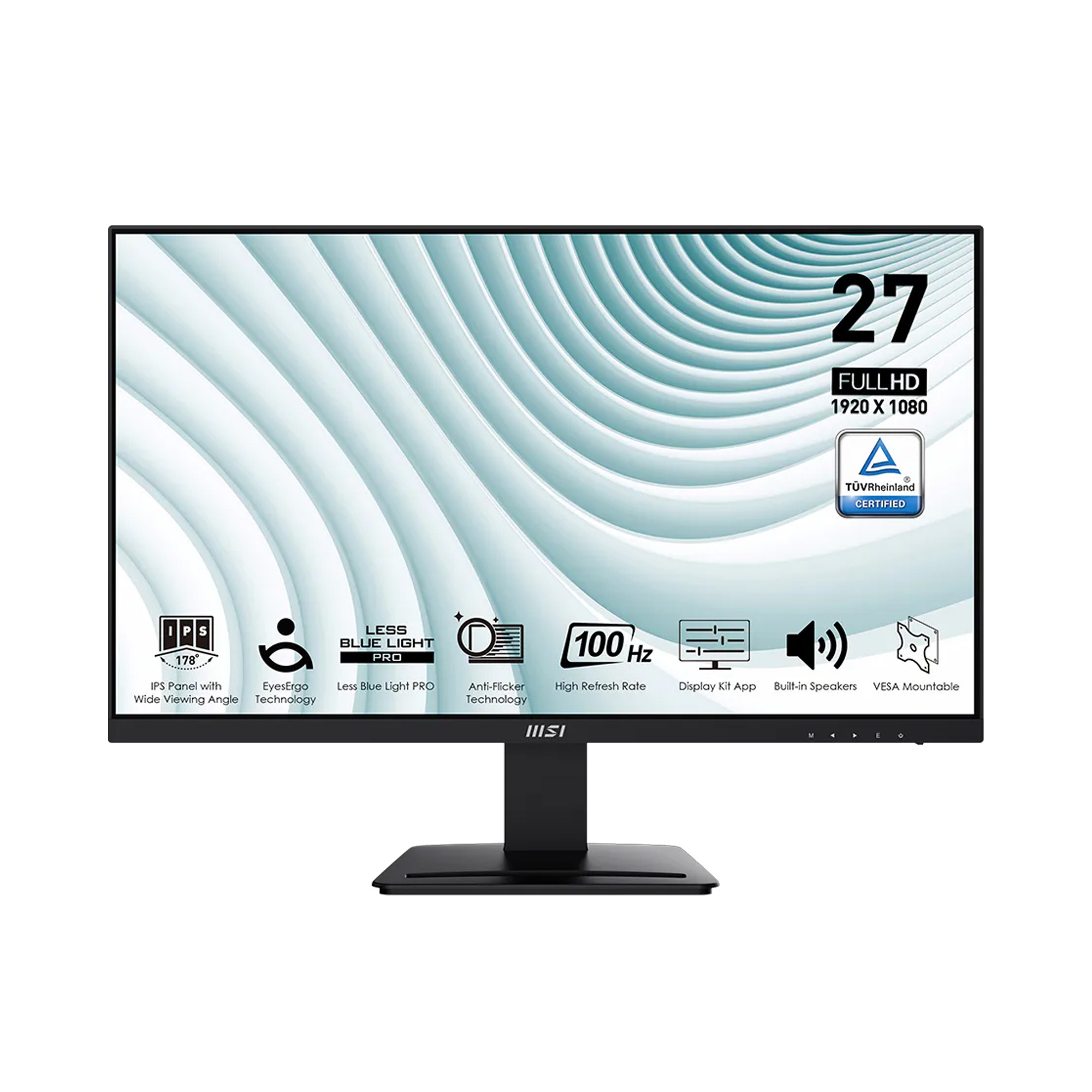 Monitor 27 MSI PRO MP273A FHD IPS 100Hz