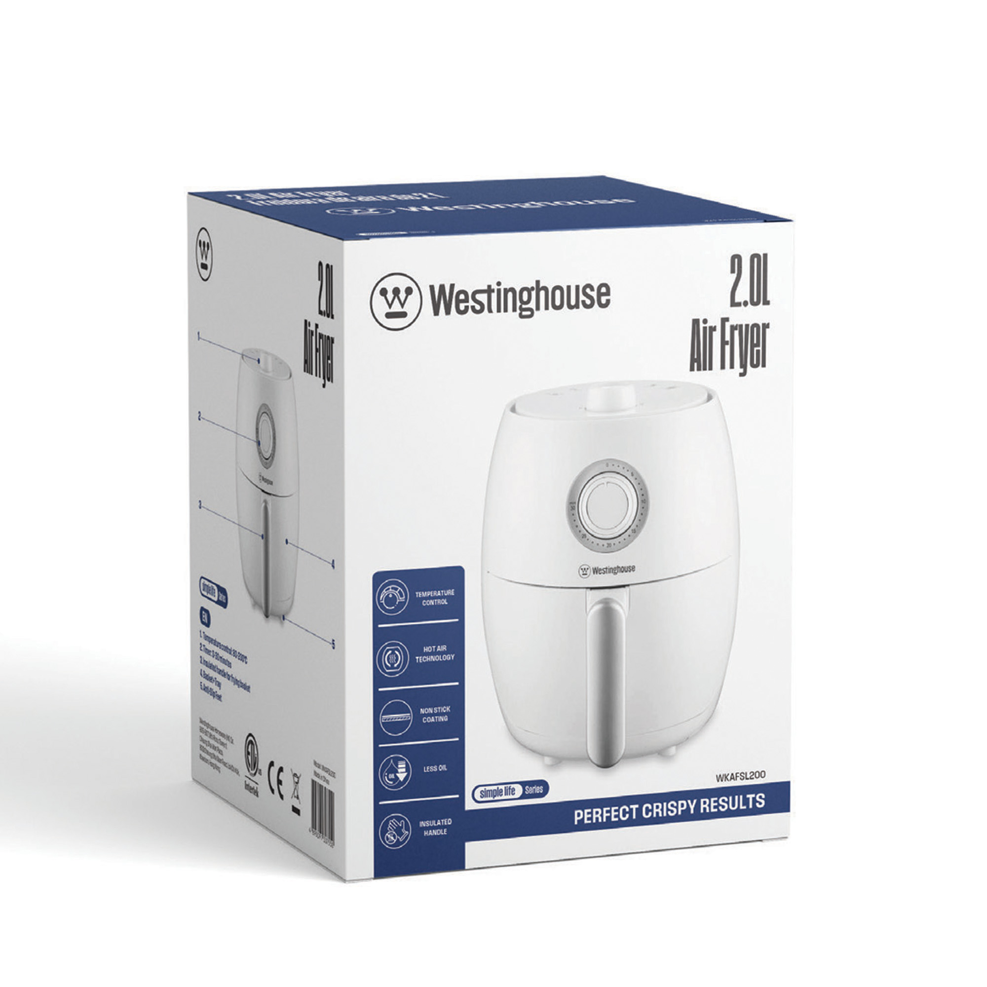 Friteza na vrući zrak Westinghouse WKAFSL200 Simple Life