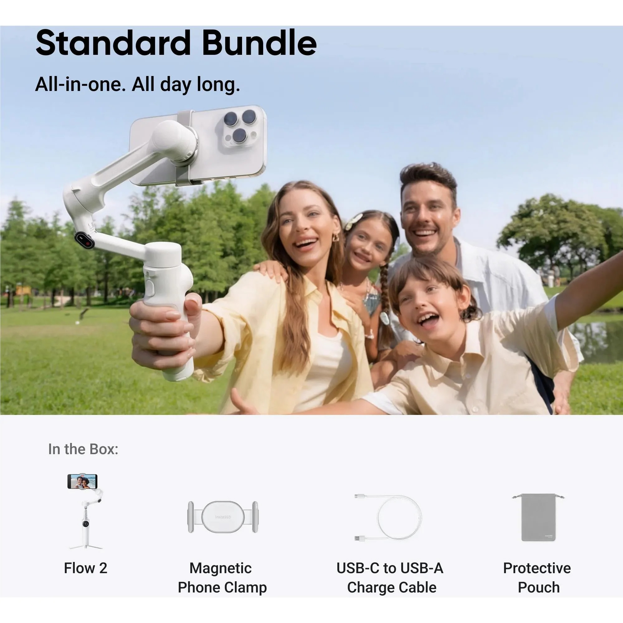 Insta360 Flow 2 Standard / Summit White