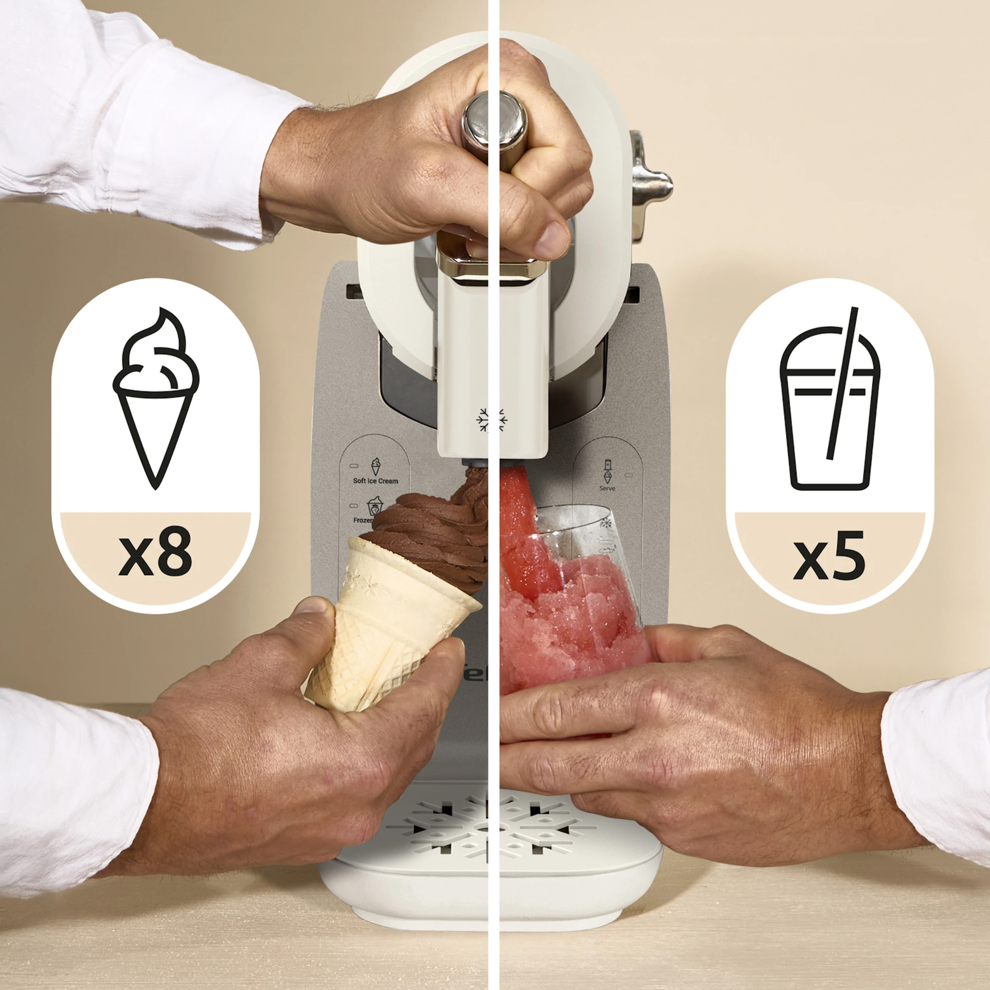 Aparat za sladoled Tefal IG803AE0 Ice Cream & Frozen Drink maker
