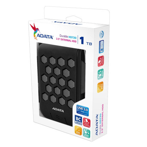 Externi HDD Adata HD720 1TB Durable Black