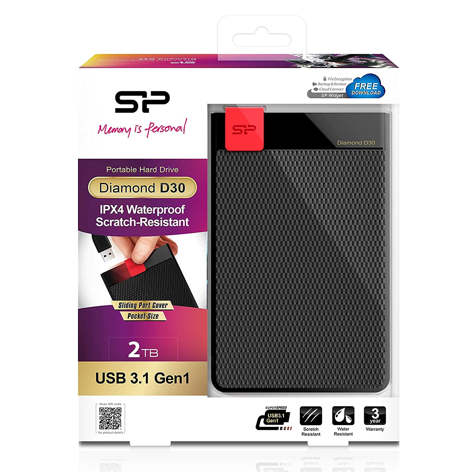 HDD EXT Silicon Power PHD D30 2TB