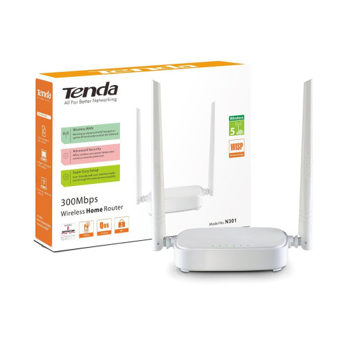Router Tenda wireless 300Mbps N301