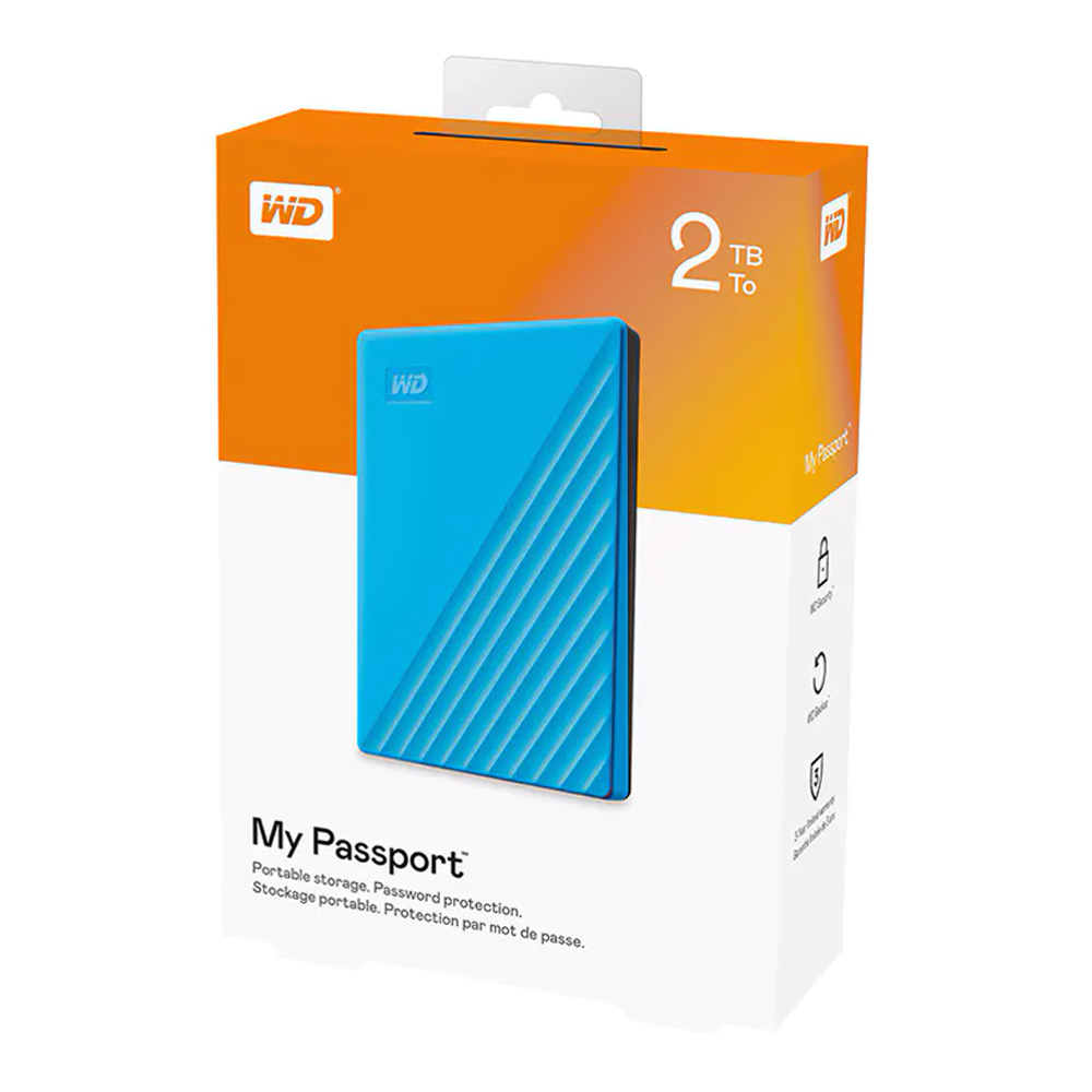 HDD EXT WD My Passport USB 3_2 Blue 2TB