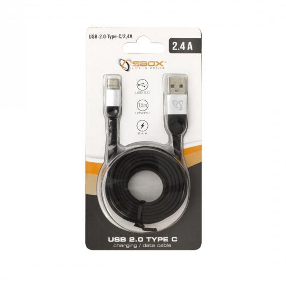 Kabal SBOX USB->Type-C M-M 1,5m 2,4A