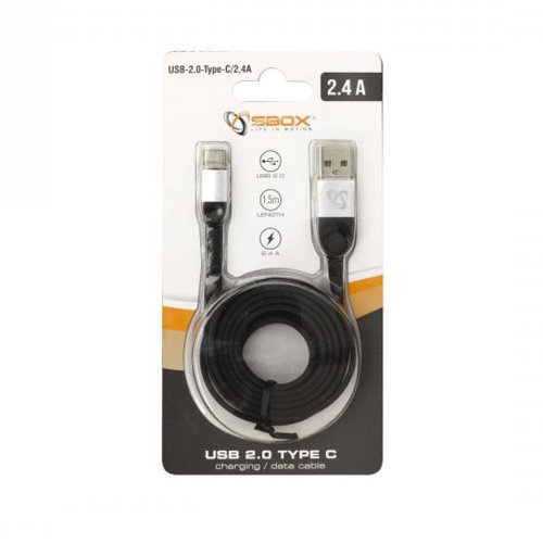 Kabal SBOX USB->Type-C  M/M 1,5m 2,4A