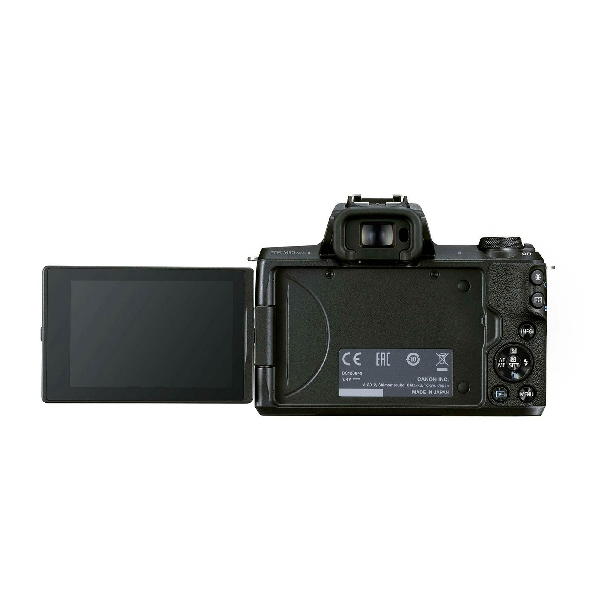 Fotoaparat Canon EOS M50 MK II BK M15-45 S RUK/SEE