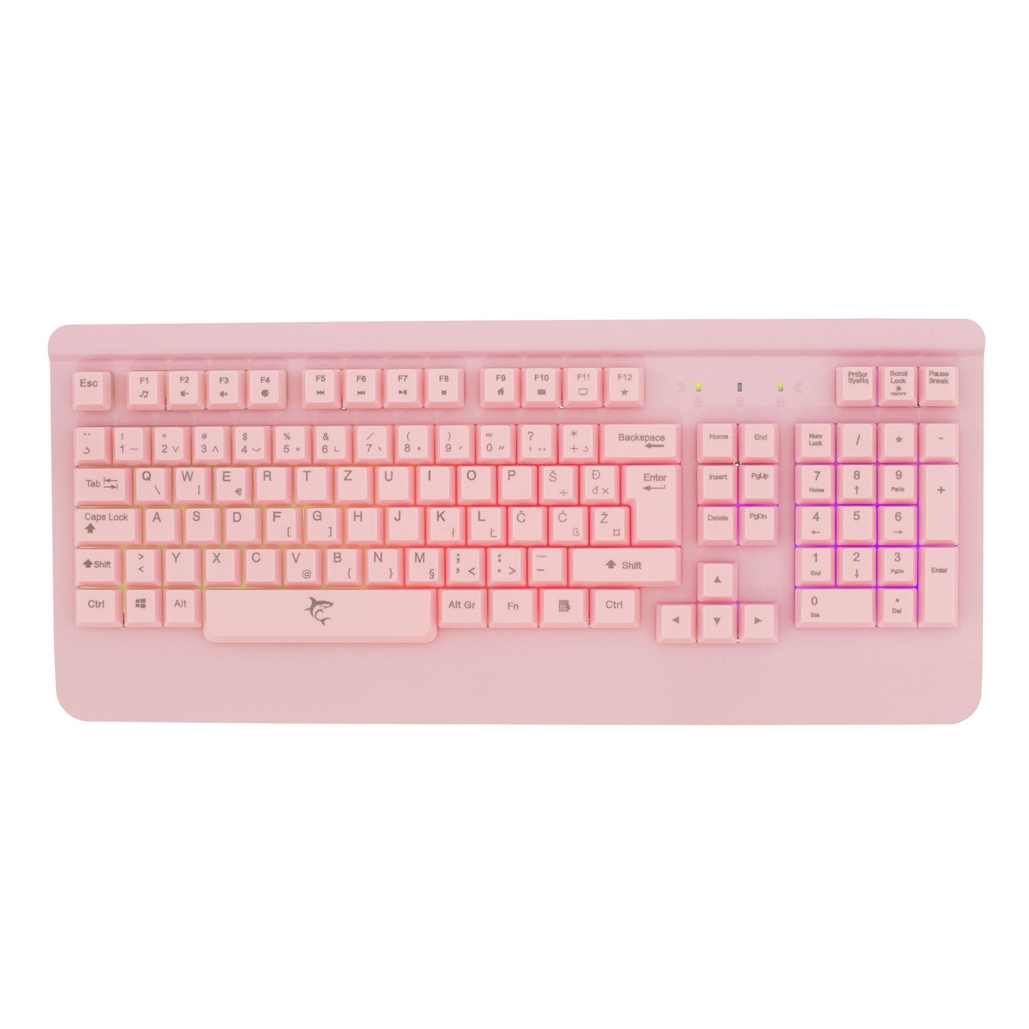 Tastatura White Shark GK-2103 MIKASA Roza-HR