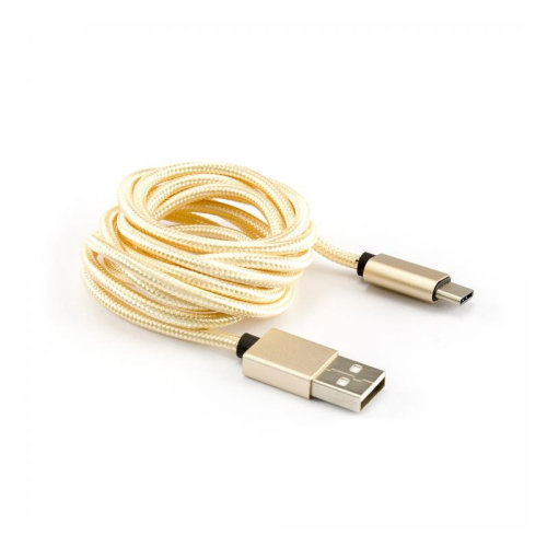 Kabal SBOX USB->TYPE C M/M 1,5M Fruity Zlatni