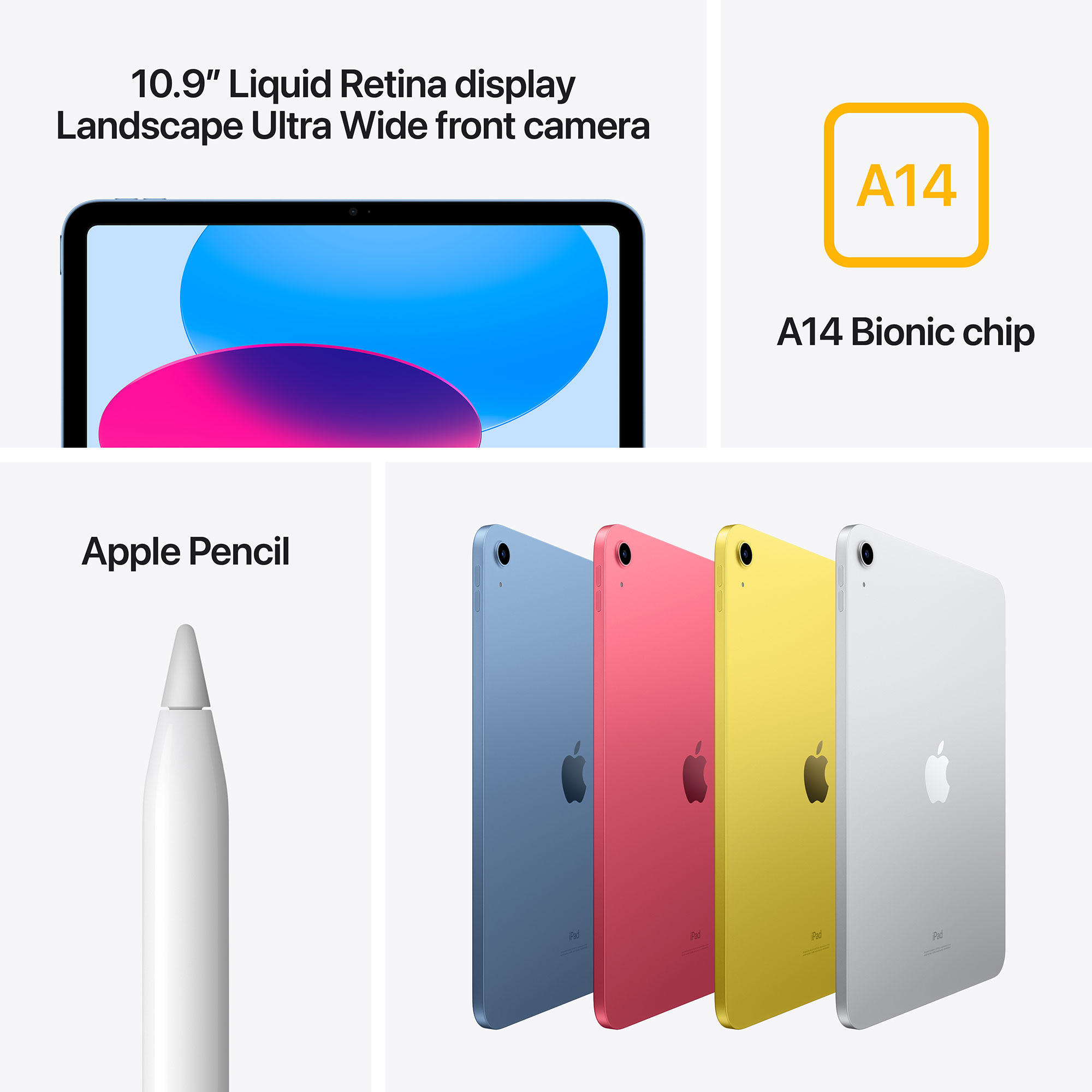 Tablet Apple 10.9-inch iPad (10th) Wi-Fi 64GB - Silver