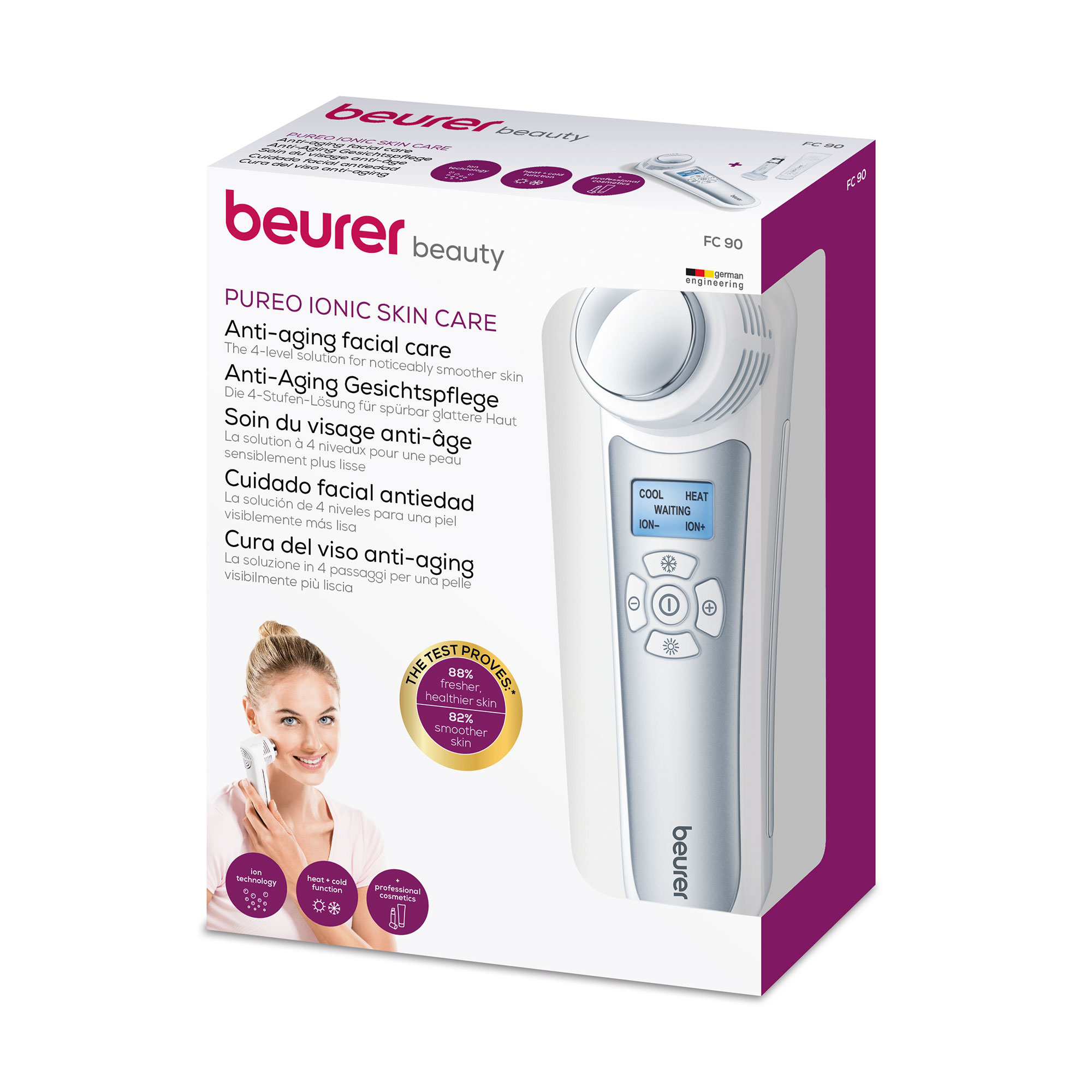 Anti-Age uređaj za čišćenje lica Beurer FC 90 Pureo Ionic Skin Care