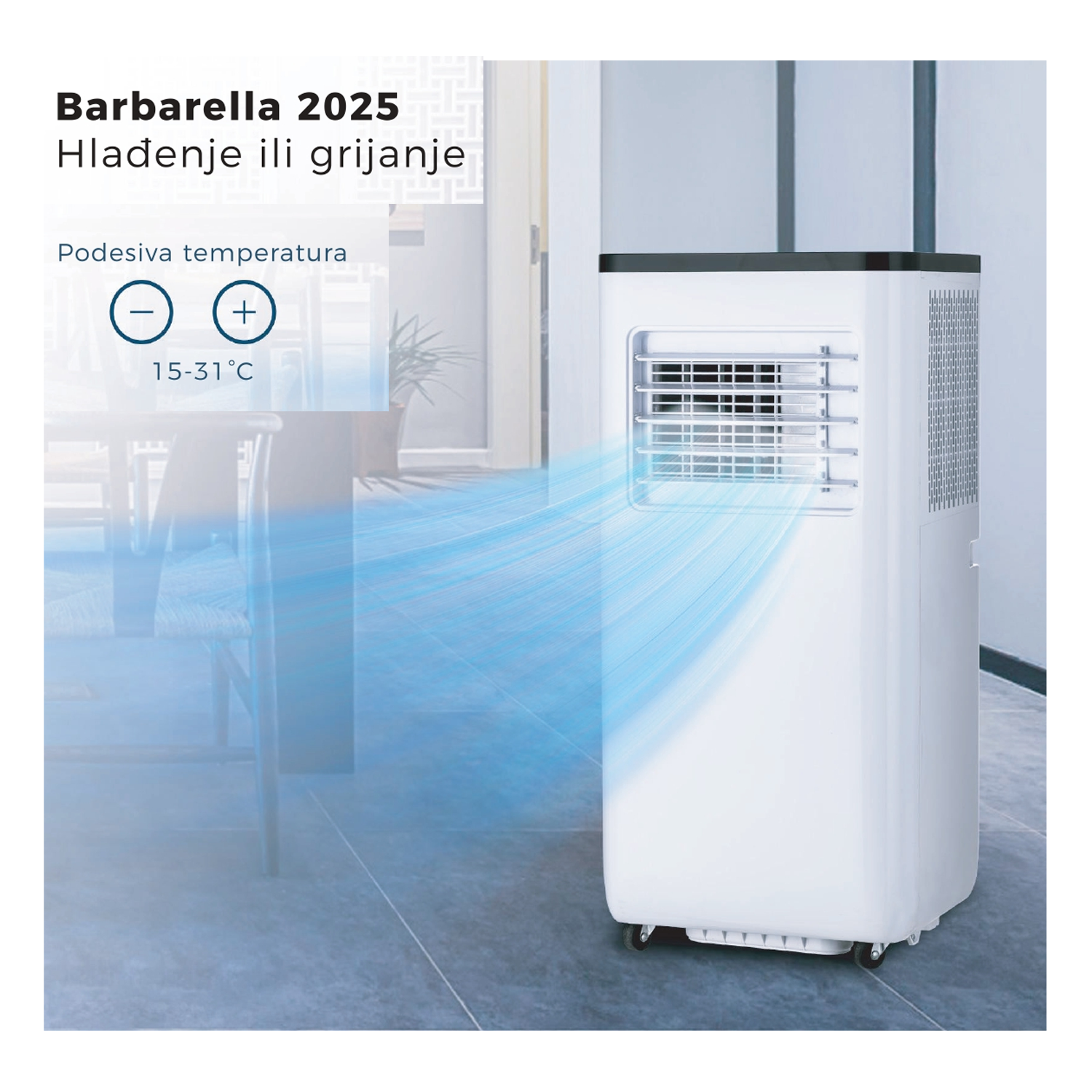 Prijenosna klima Barbarella BR01 9000 BTU