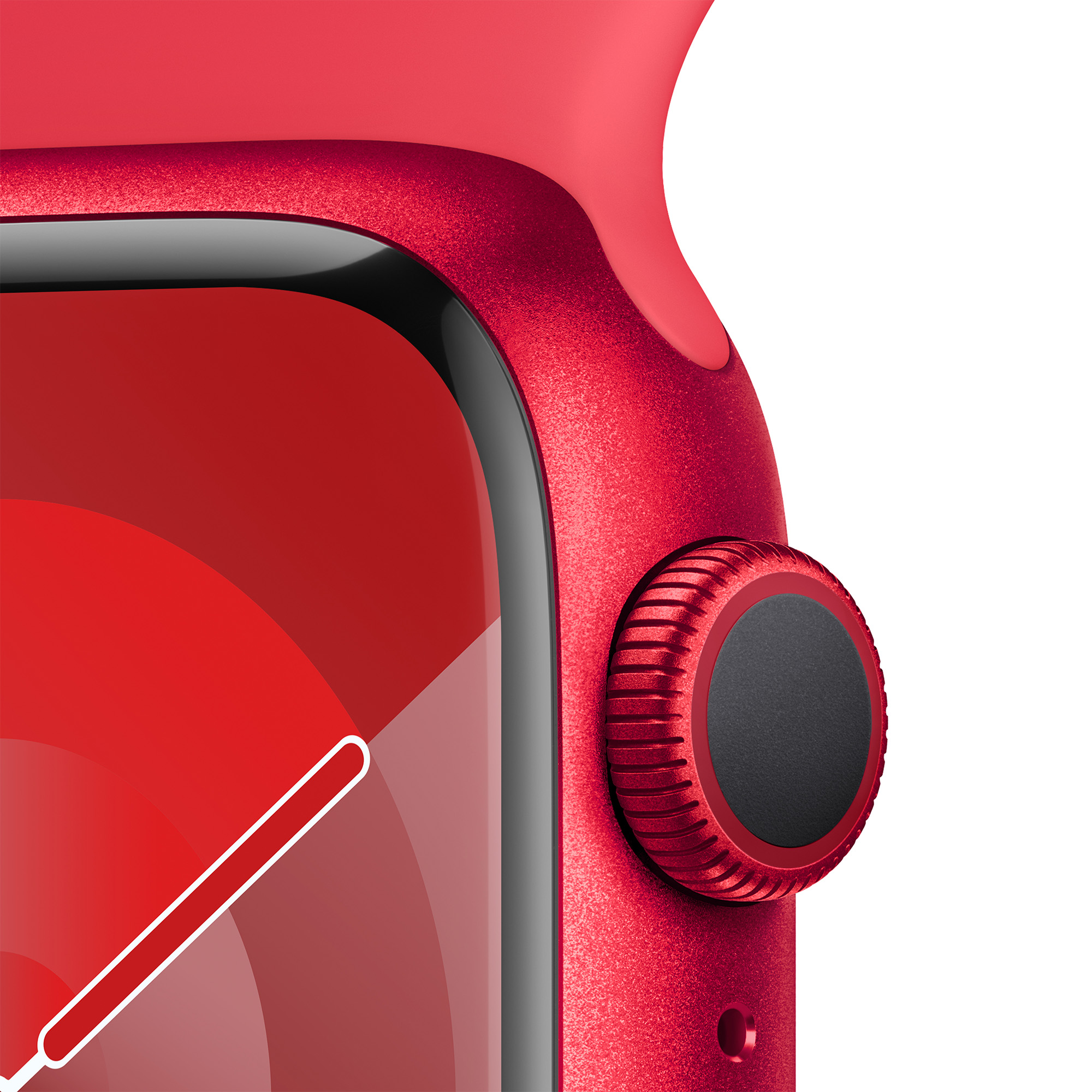 Apple Watch Series 9 GPS 41mm PRODUCT RED Aluminium Case with RED Sport Band - S/M