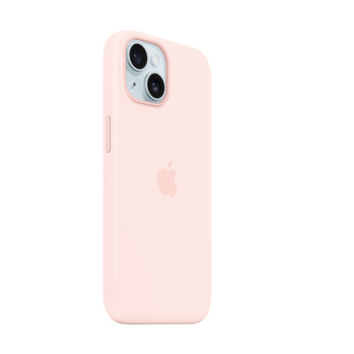 Apple iPhone 15 Silicone Case with MagSafe - Light Pink