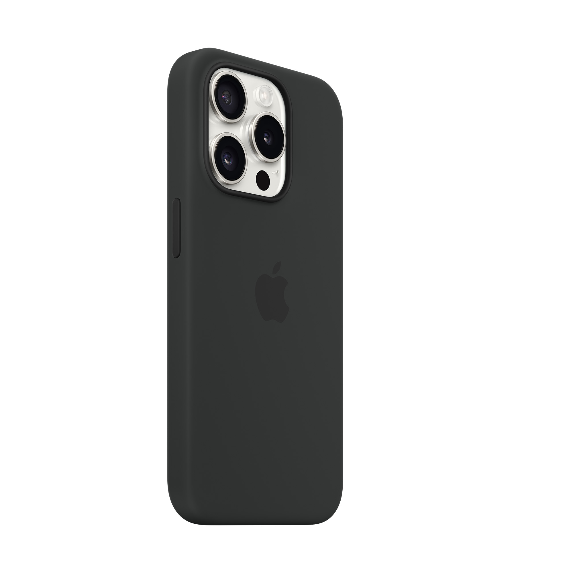 Apple iPhone 15 Pro Silicone Case with MagSafe - Black