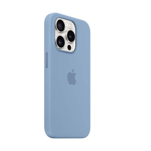 Apple iPhone 15 Pro Silicone Case with MagSafe - Winter Blue