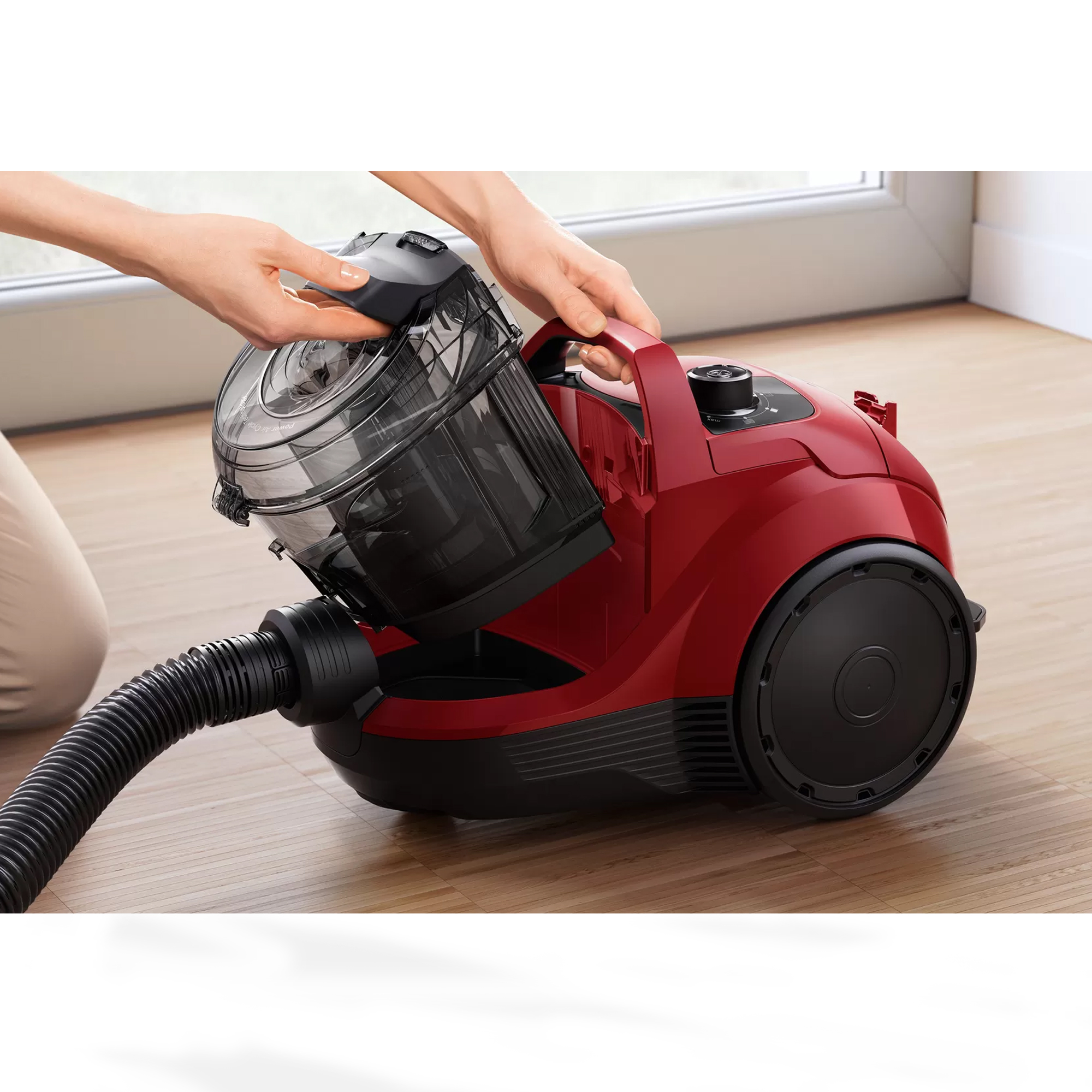 Usisivač sa posudom Bosch BGC21X350 Serie 4 Crvena